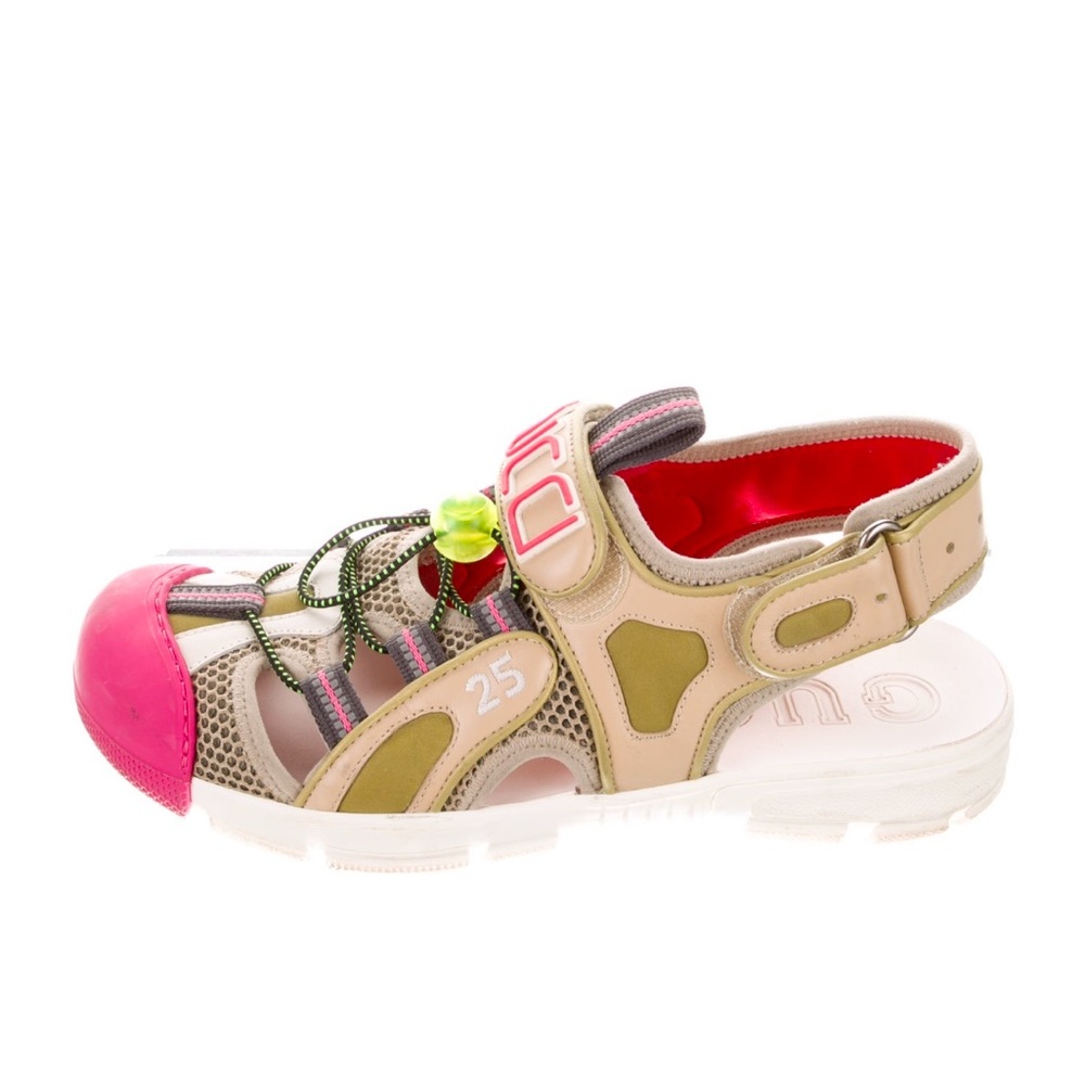 Authentic Guccu Printed Chunky Sneakers
Round Toes with Crystal Embellishments